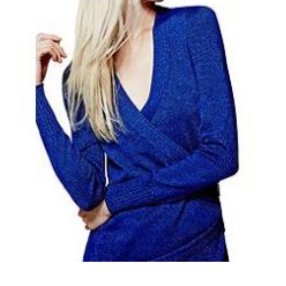 G by Guess shimmer tunic sweater